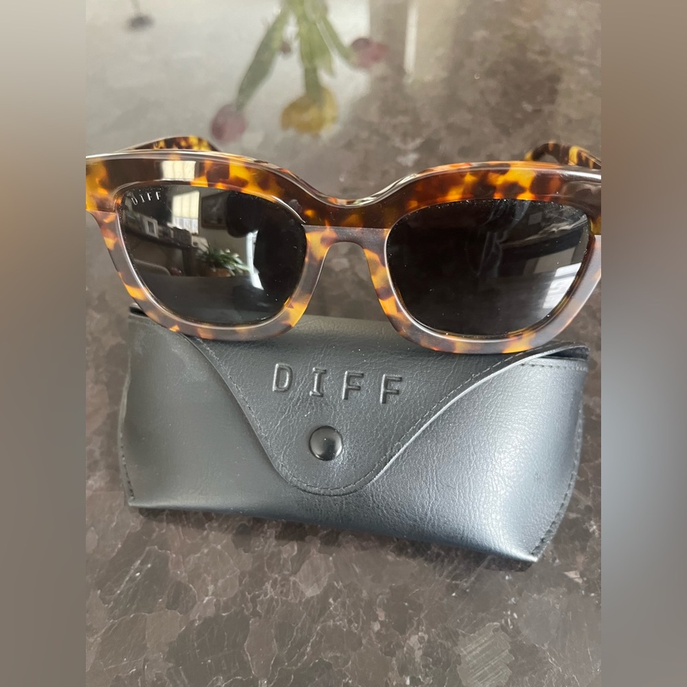 Diff Carson Polarized Tortoise Sunglasses